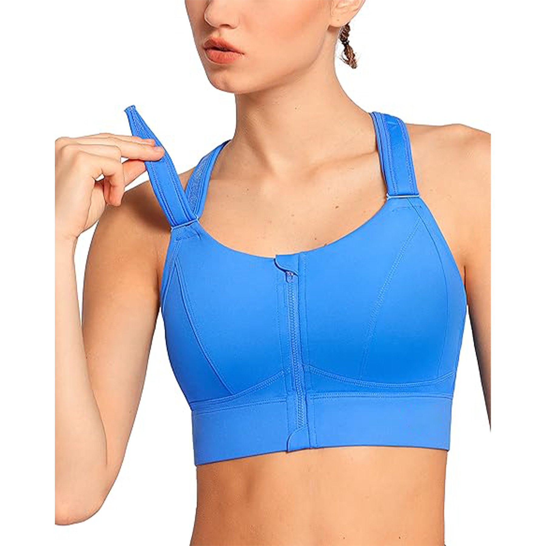 Women's Adjustable Zipper Front Bra 10