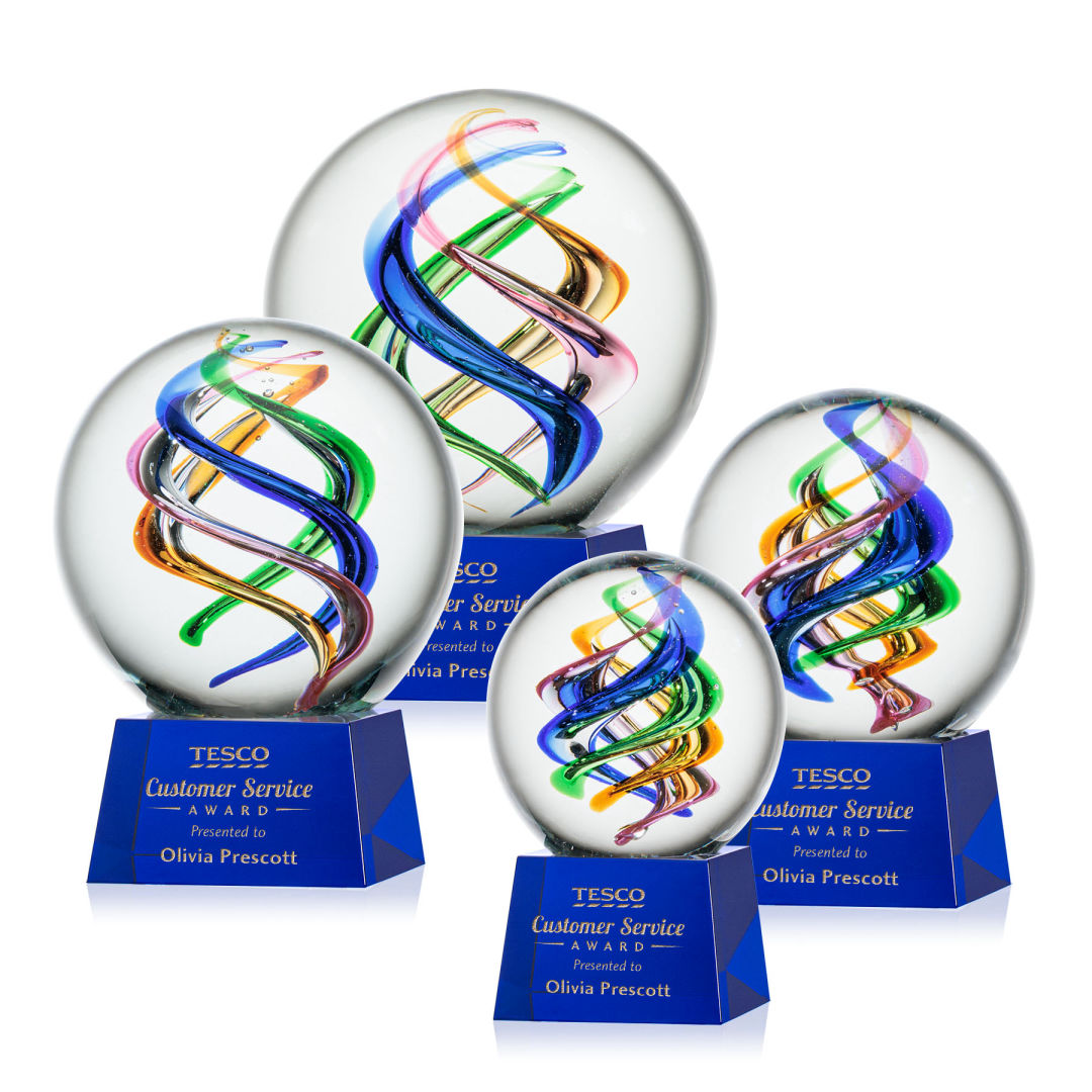 Galileo Award on Robson Base - Blue 5