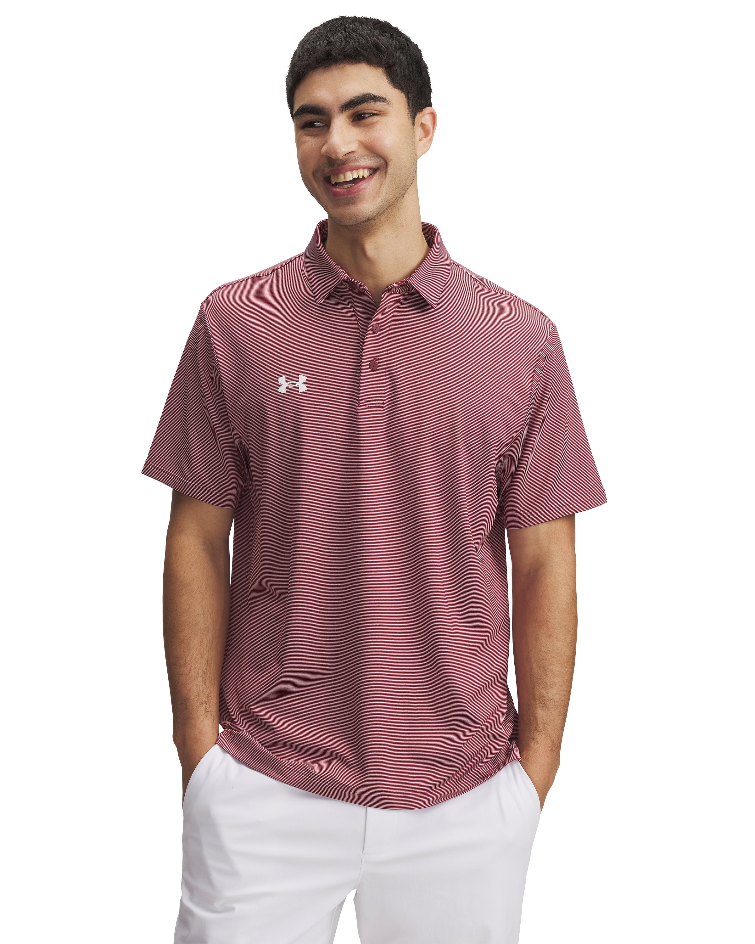 UA Playoff Team Stripe Men's Polo 6