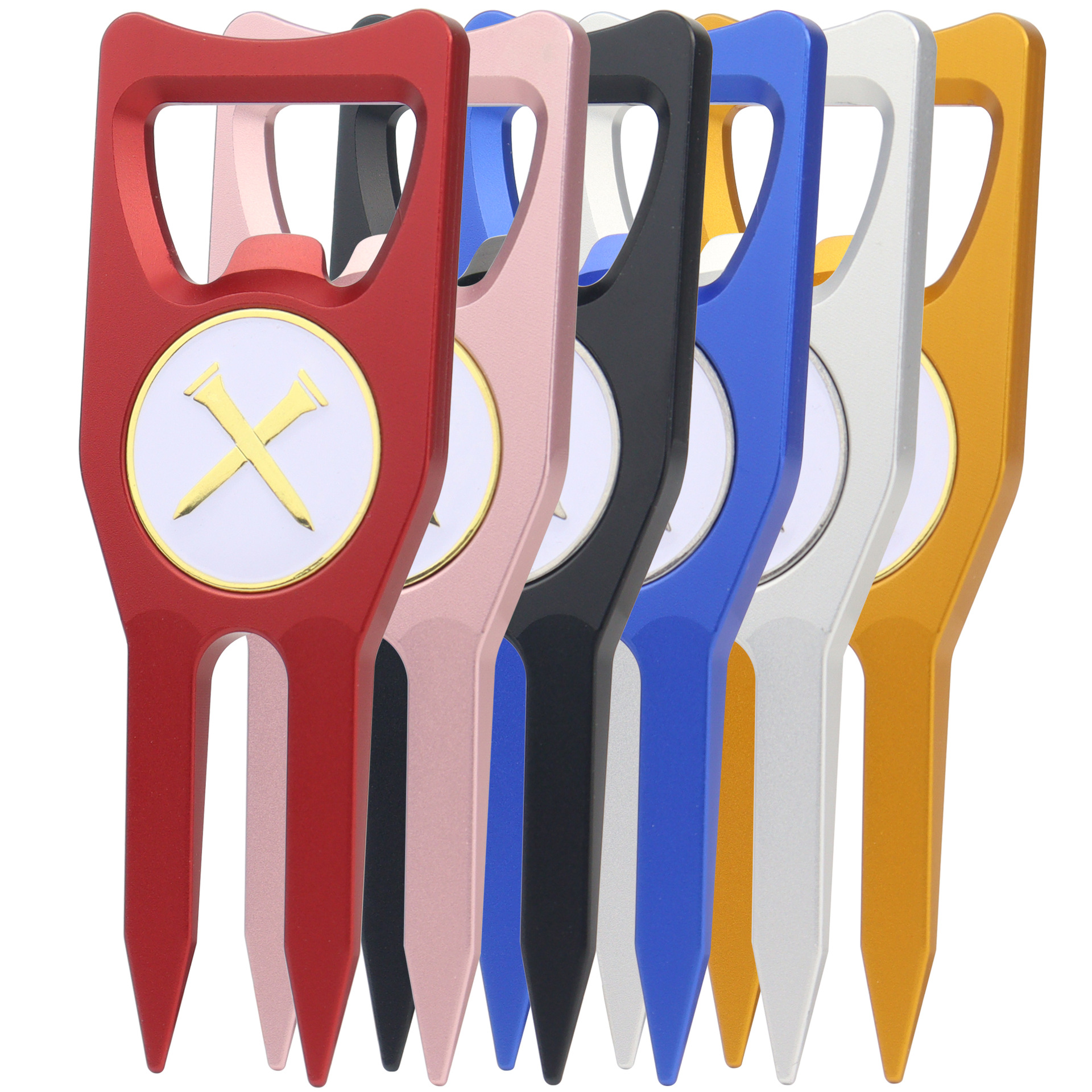 Golf Divot Repair Tool With Bottle Opener 1