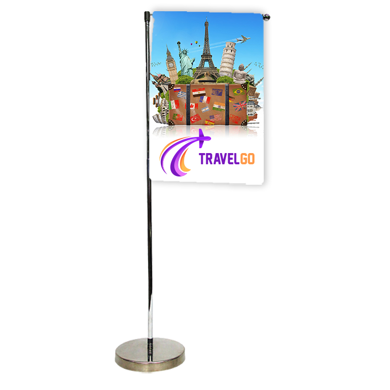 Rectangular Brace Hanging Desktop Flag 3