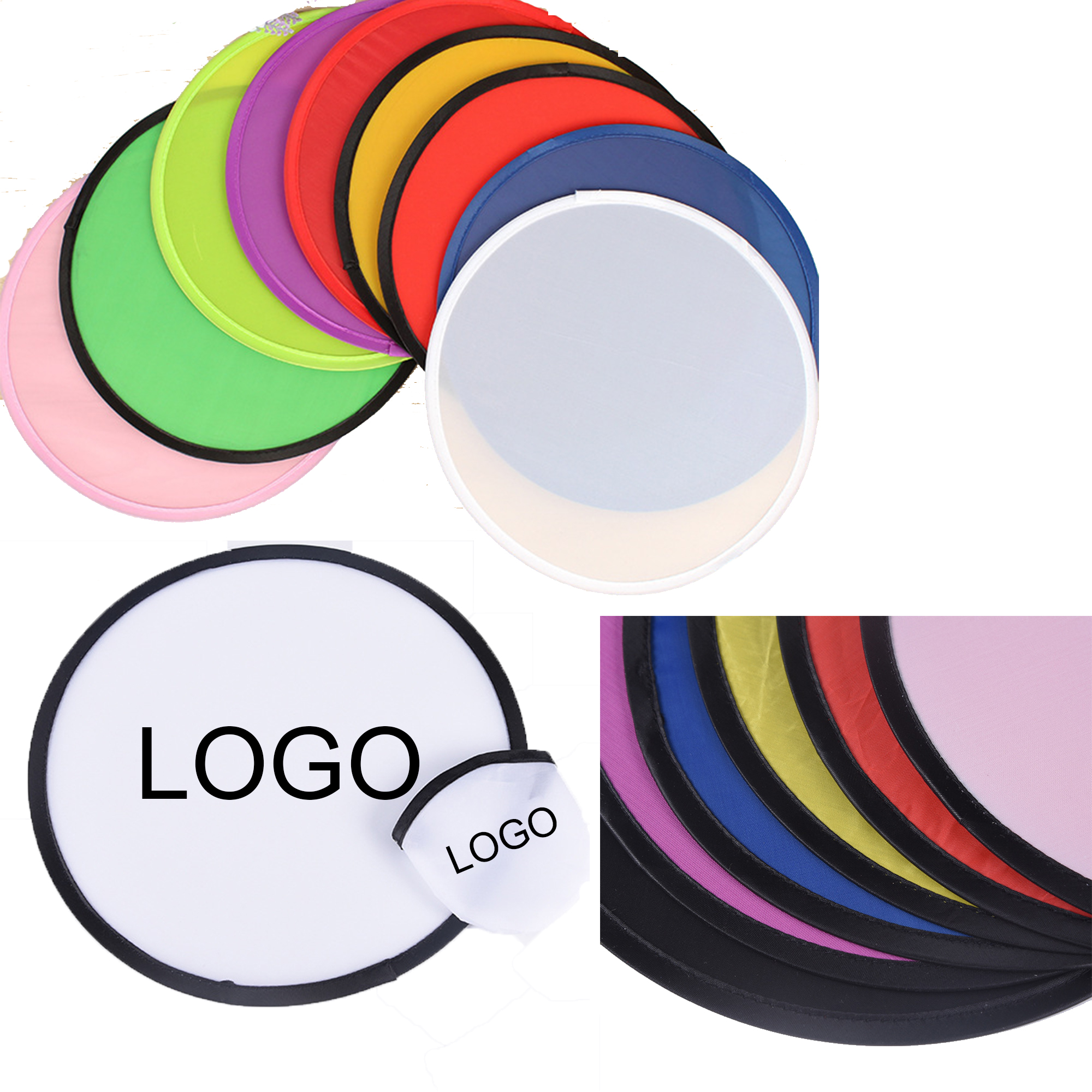 Full Color Foldable Folding Flying Disc 1