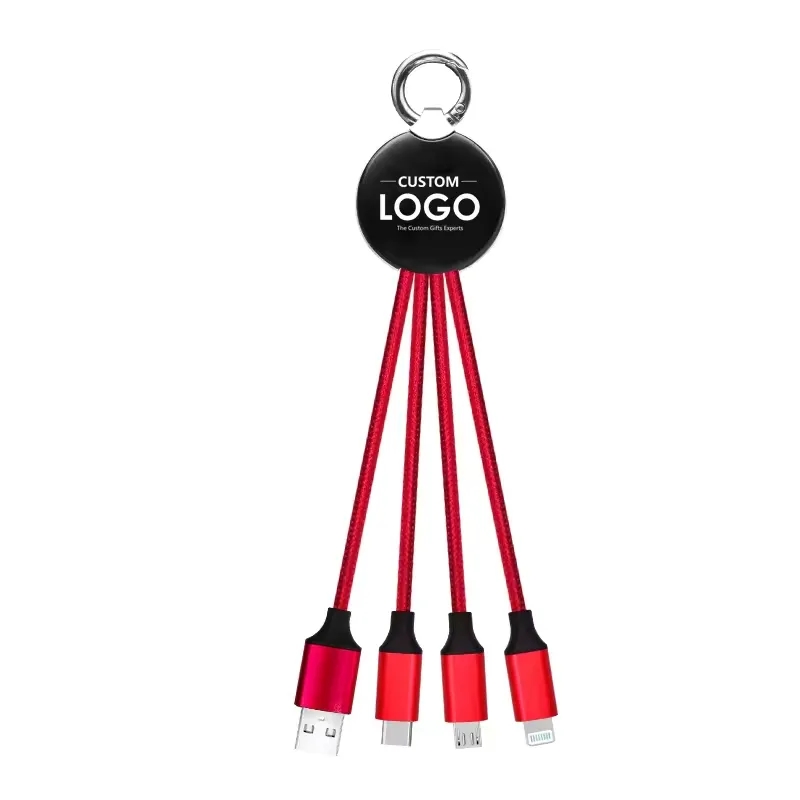 Led Light 3 In 1 Keychain Charging Cable 4
