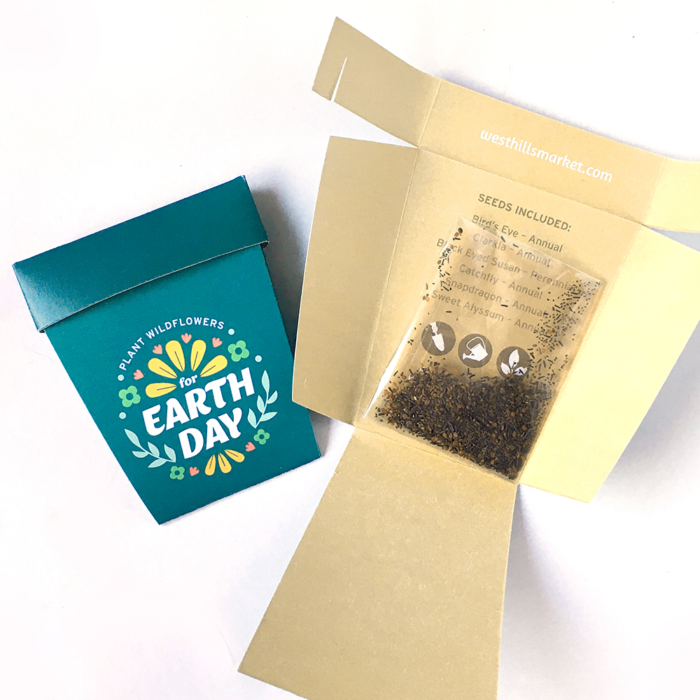 Earth Day Wildflower Plant Pot Seed Packets 1