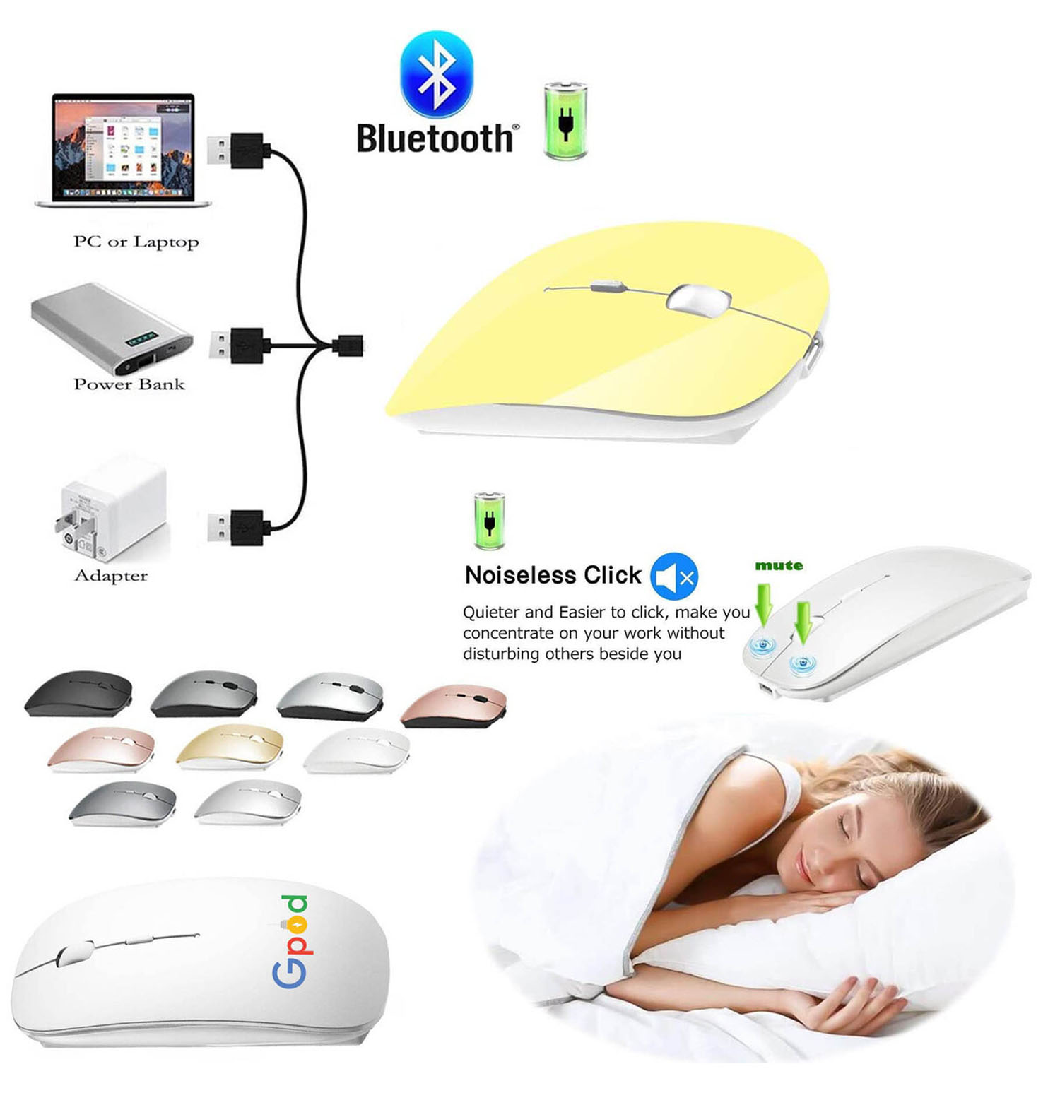 iBank ® Bluetooth Mouse for MacBook /Laptop / iMac/ iPad 2