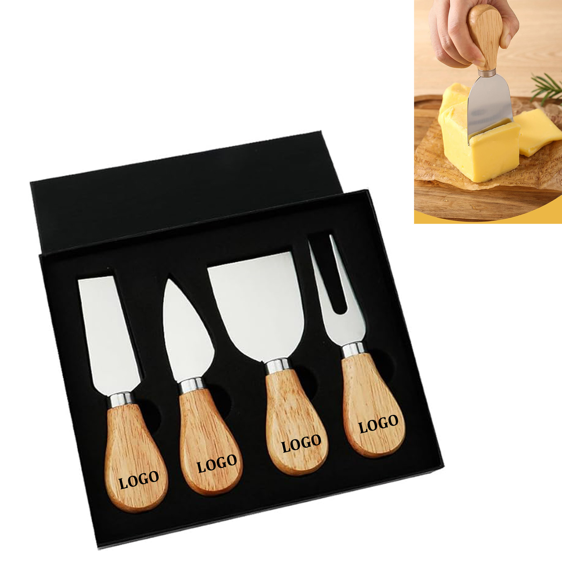 4 Piece Cheese Knife Set 2
