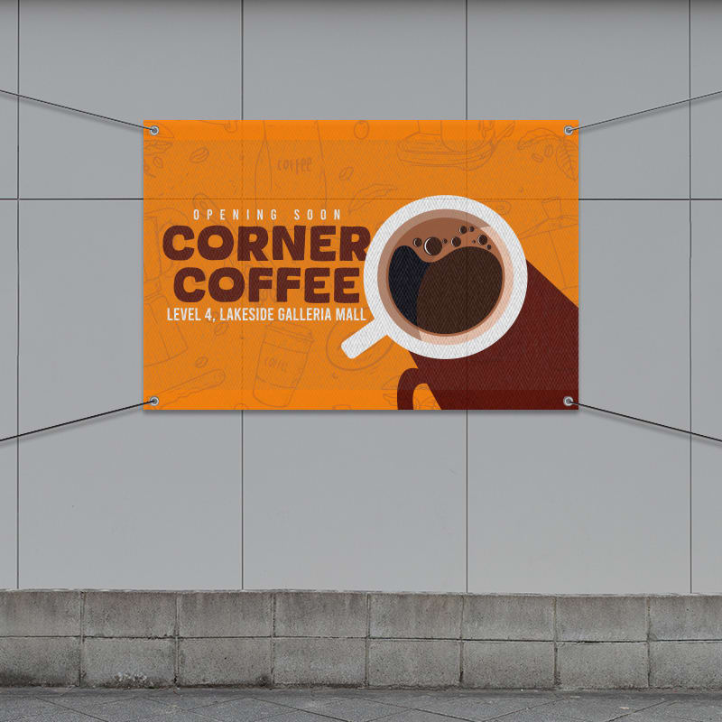 Custom 4' X 6' Mesh Banners 7