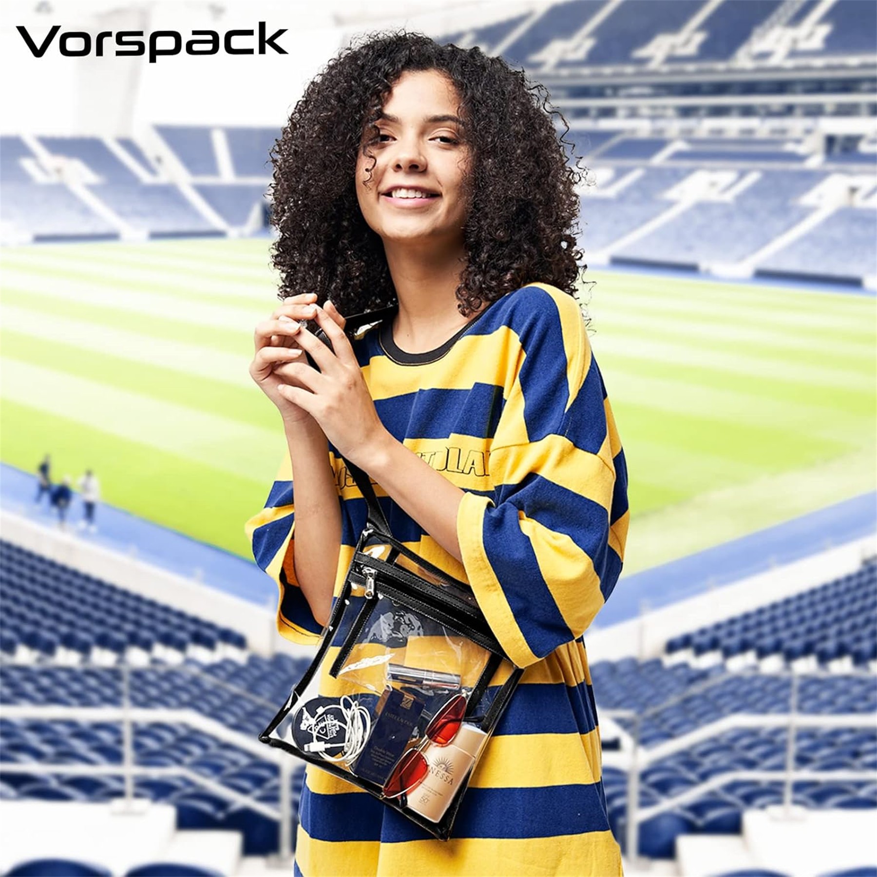 Stadium Approved Clear Crossbody Bag 4