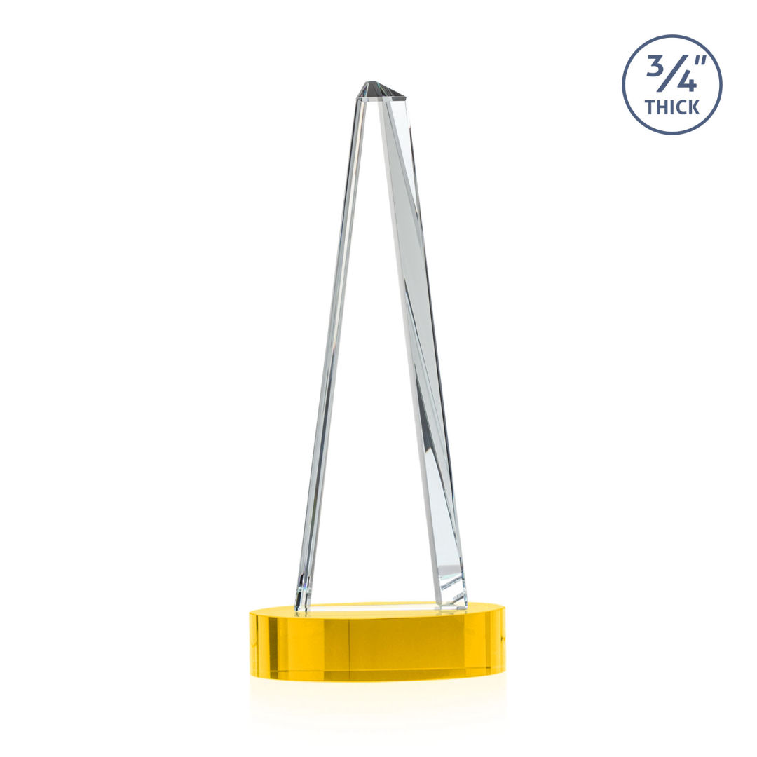 Majestic Tower VividPrint™ Award on Alberton Base - Gold 3