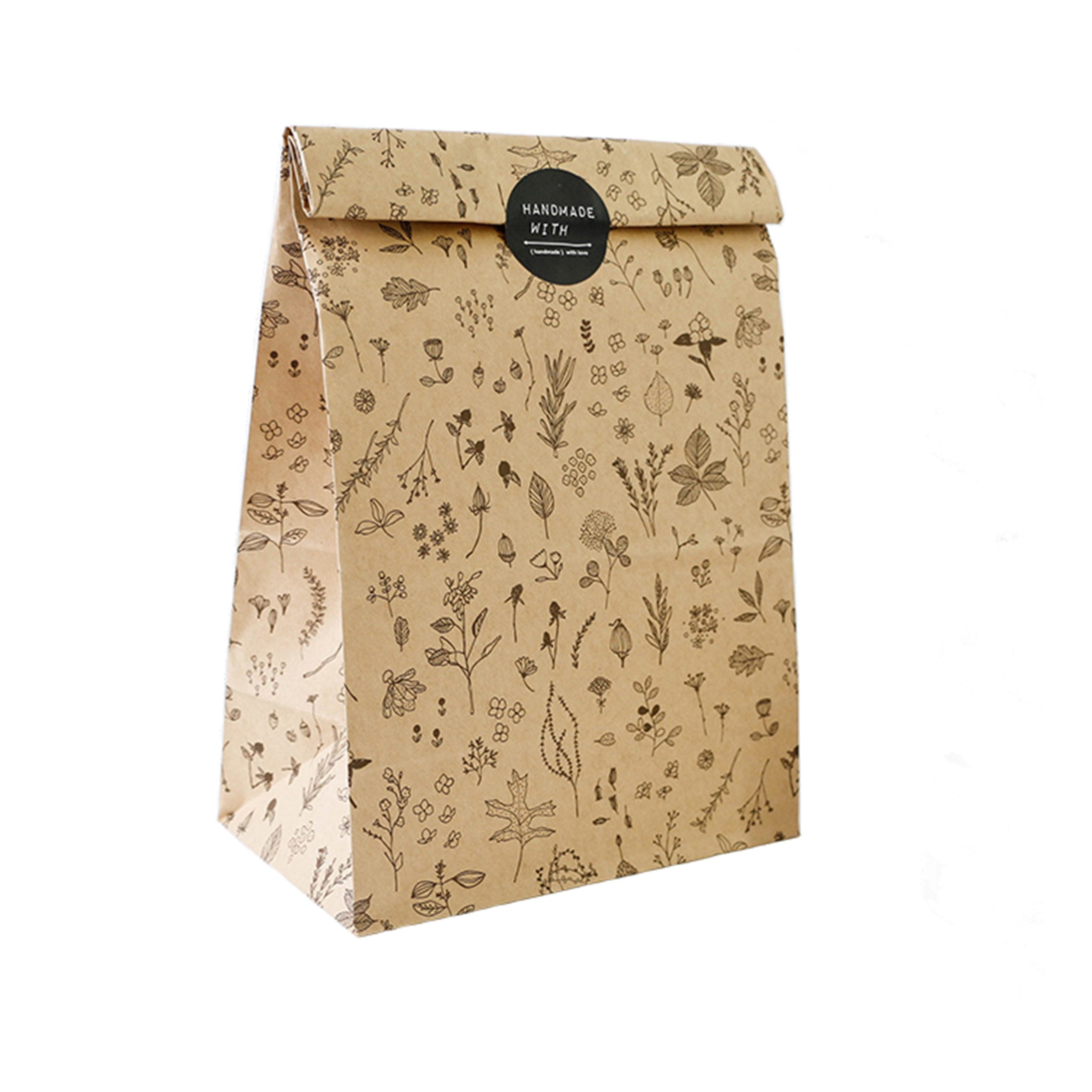 Printing Logo Paper Kraft Bags For Food 3