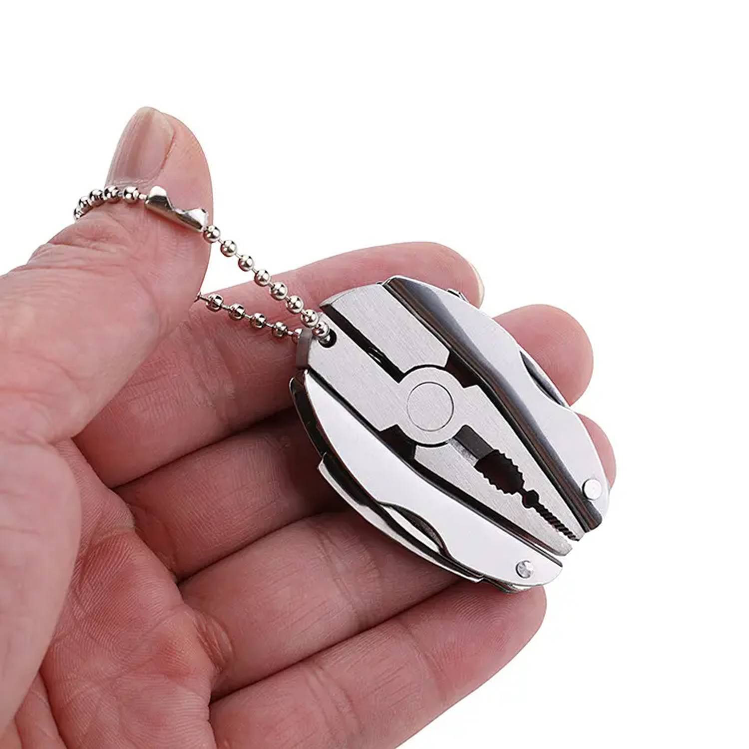 Mini Folding Stainless Steel Outdoor Multi-Function Plier 1