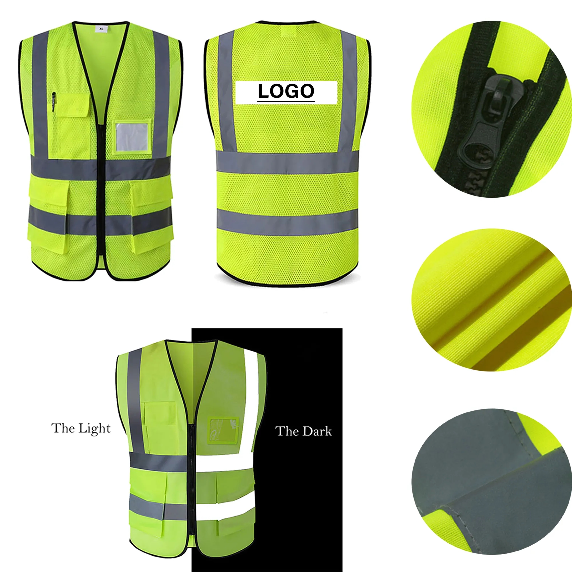 Crossing Guard Runner Volunteer Reflective Vest MOQ50 2