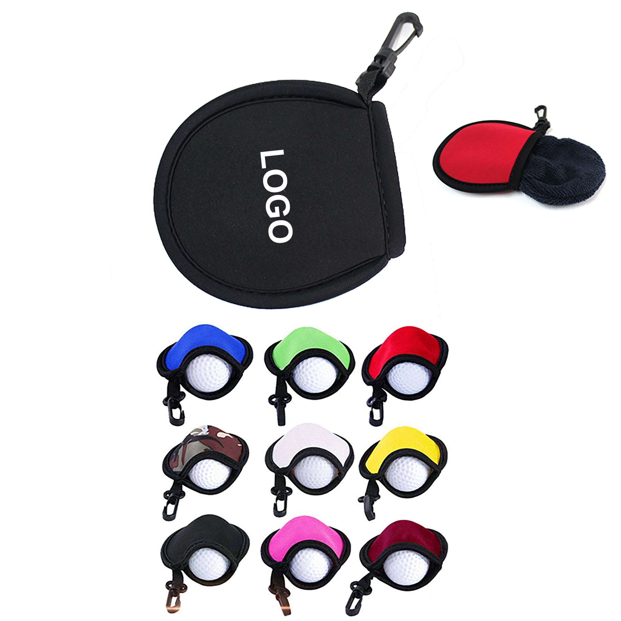 Neoprene Golf Ball Pouch 4
