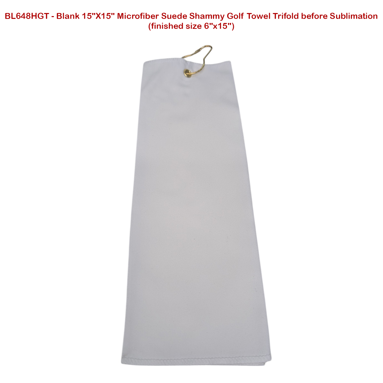 24 Hr Express Ship - Microfiber Suede Shammy Golf Towel, Triangle Shape, 11x17, Sublimated 5