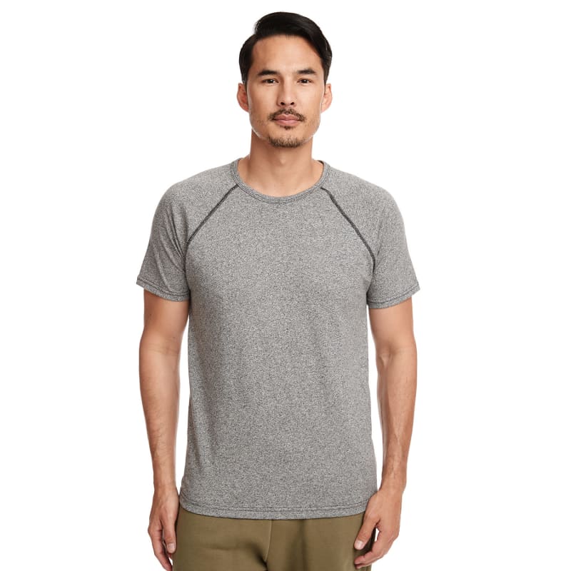 Next Level Apparel Men's Mock Twist Short-Sleeve Raglan T-Shirt 15