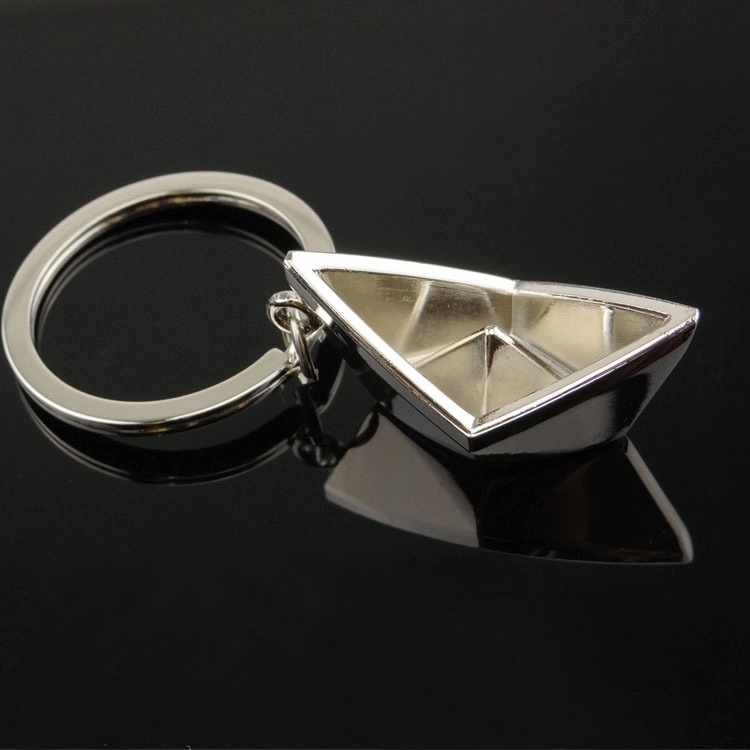 Paper boat keychain 2