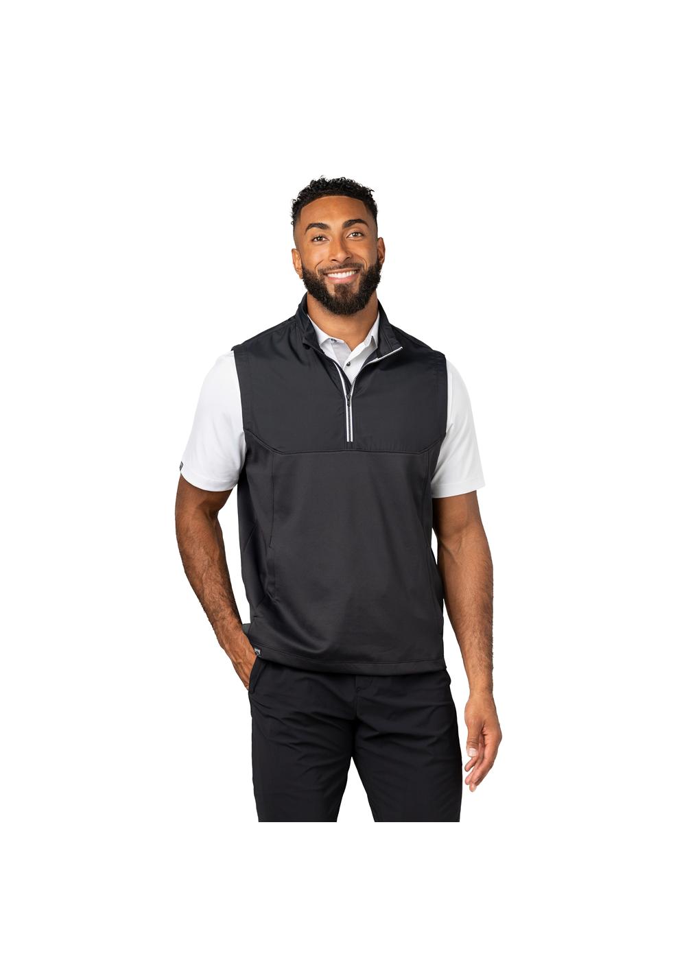 Storm Creek Men's Tiebreaker II Interlock Half Zip Vest 8