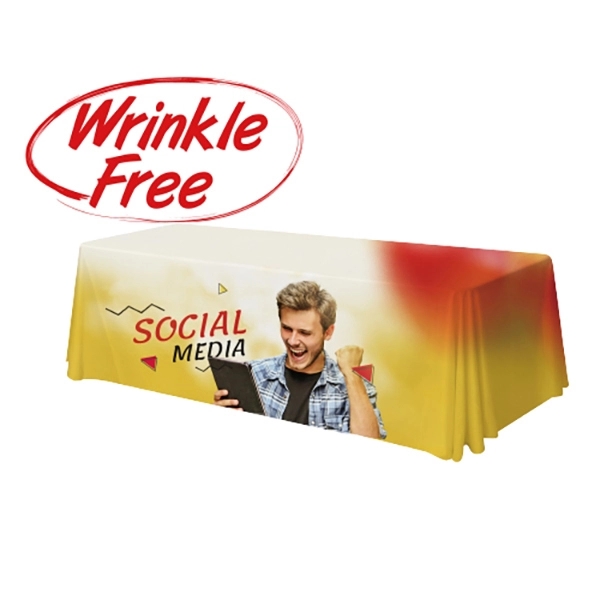 Wrinkle Free 8Ft Table Cover 3