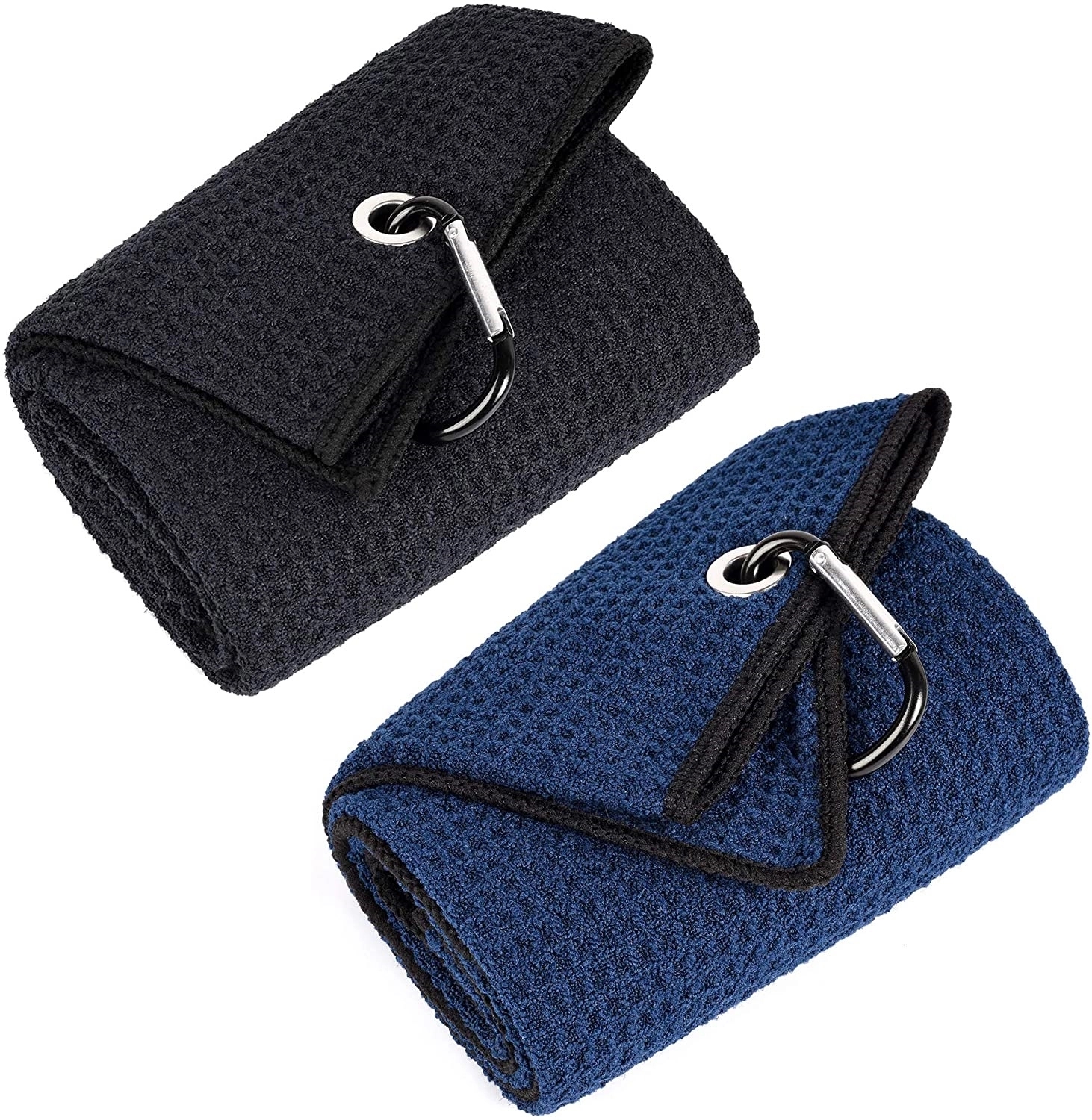 Golf Towel With Heavy Duty Carabiner Clip 2
