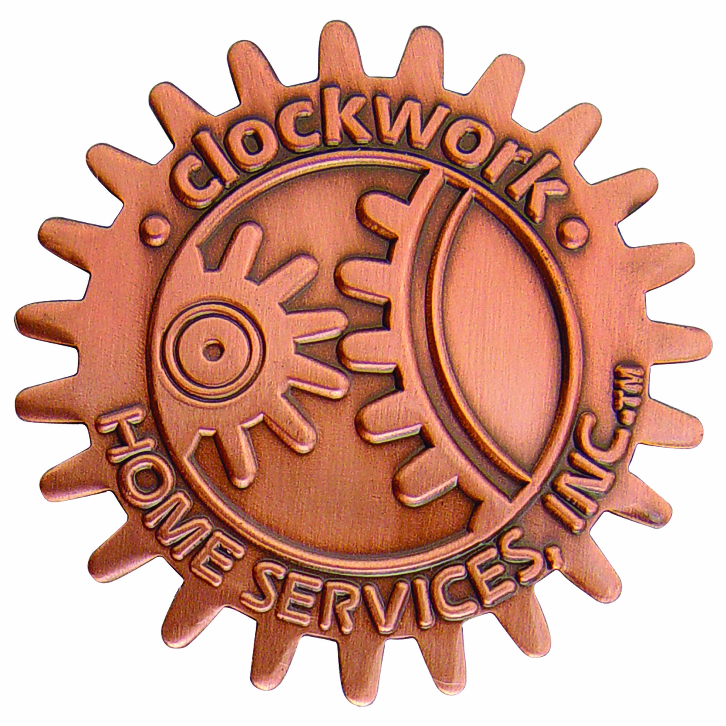 Custom Die Struck Antique Finish Lapel Pins 3/4" 3