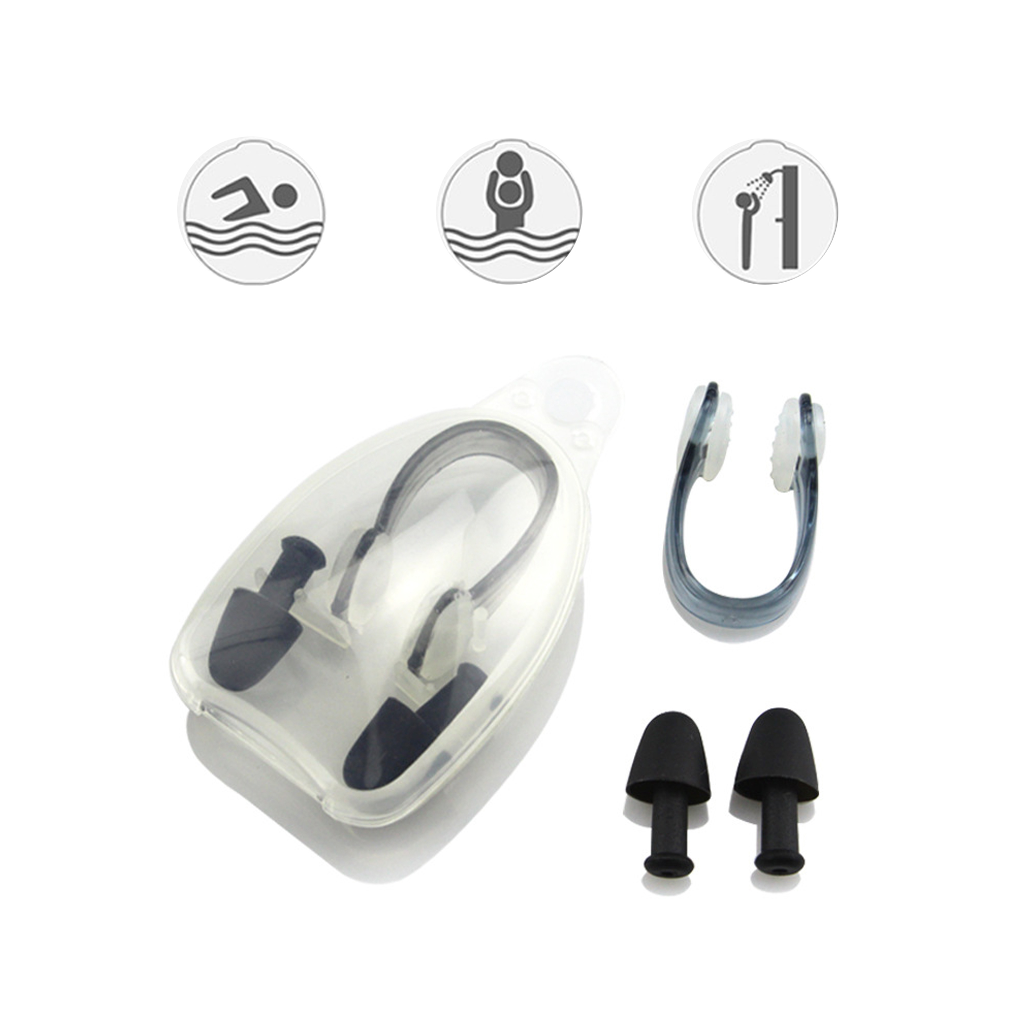 Reusable Noise Reduction Silicone Earplug 1