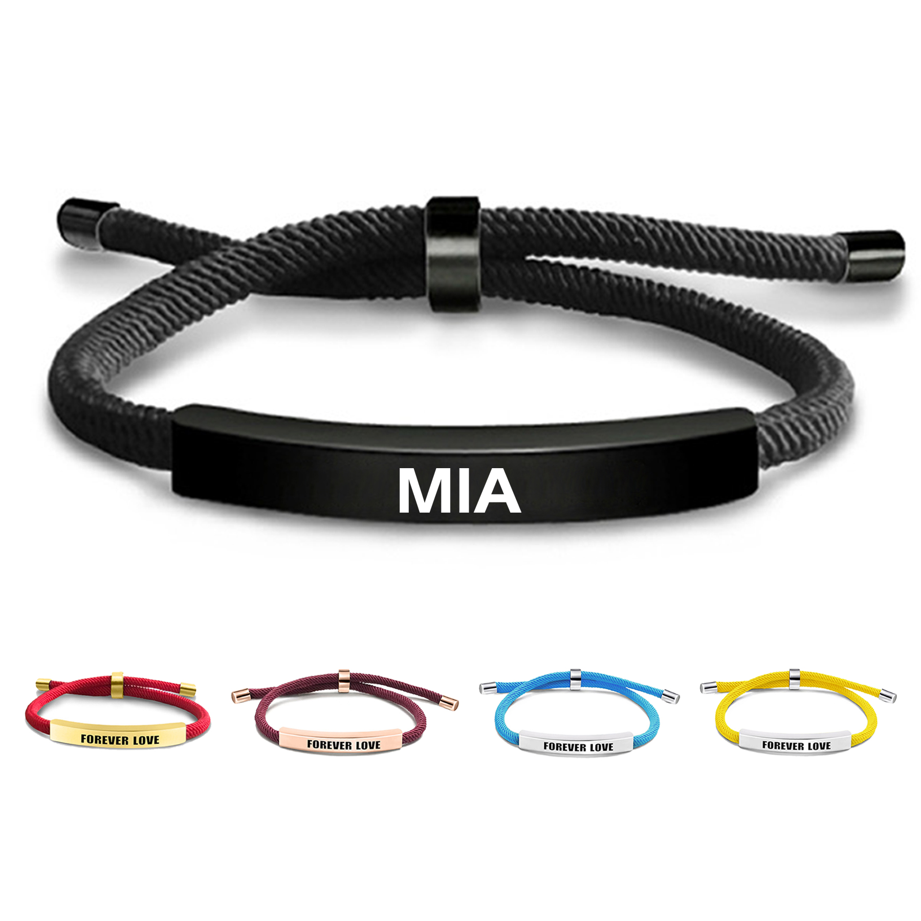 Custom Multi-Colored Woven Bracelet 1