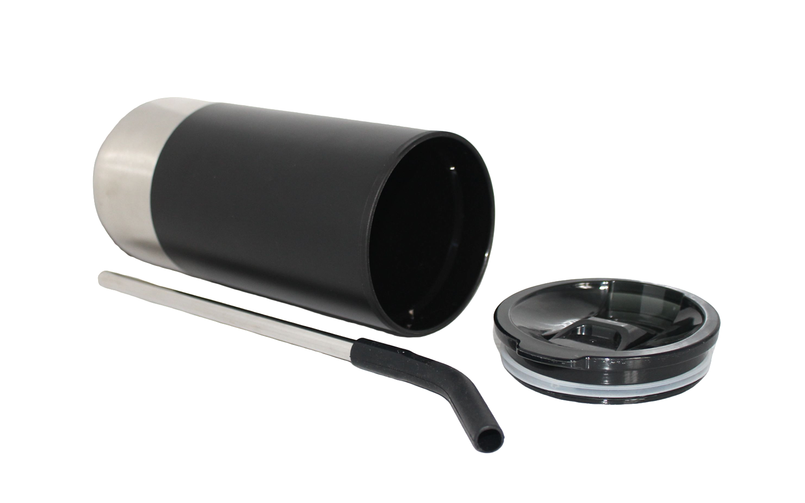 18oz. Double Wall Stainless Steel Mug w/Straw 20