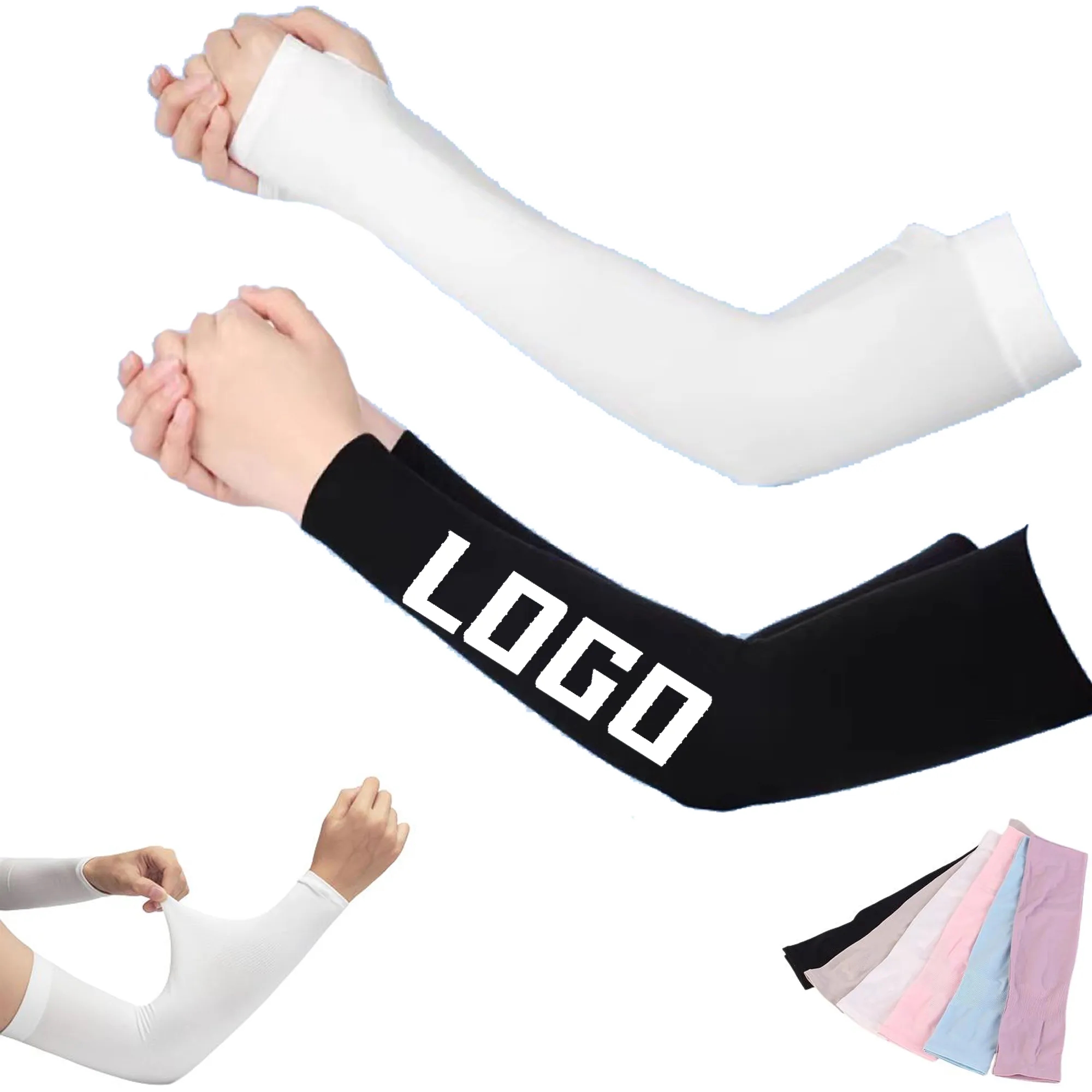 Sunscreen Cooling Ice Silk Pair Sleeves