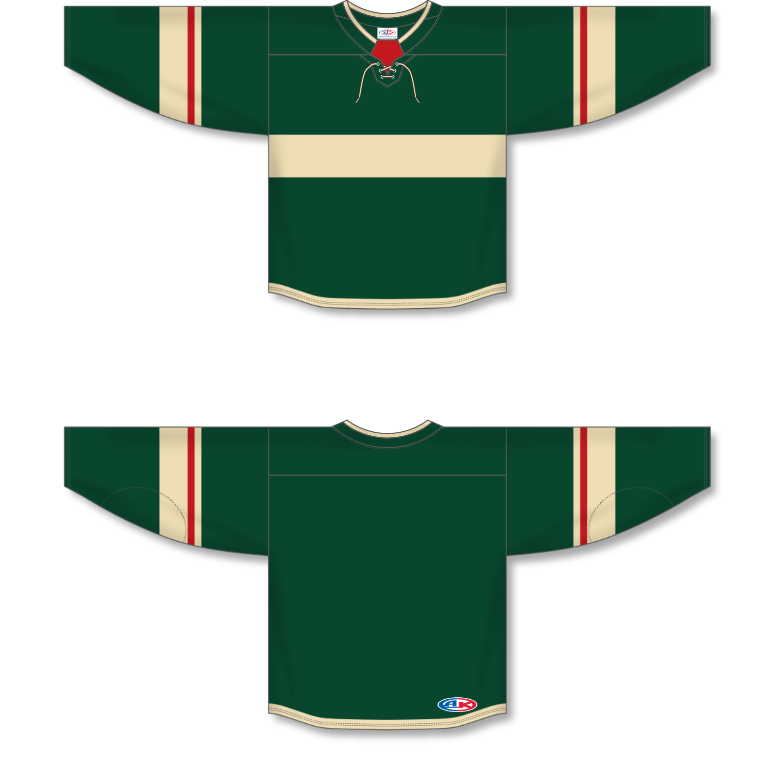 Pro Hockey Jerseys H550B-MIN-G03 15