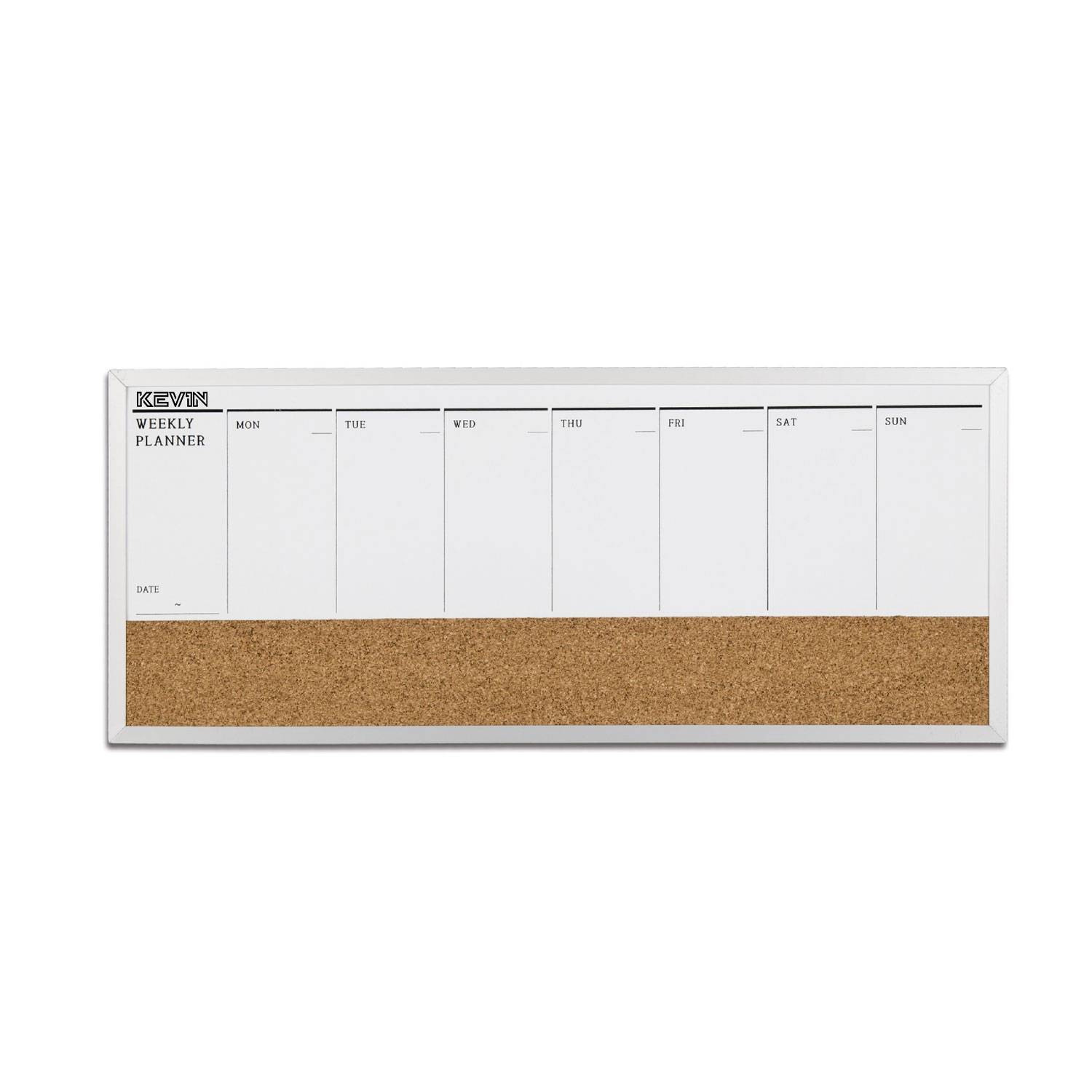 Magnetic Aluminum Frame Half Cork Bulletin Weekly Whiteboard 2