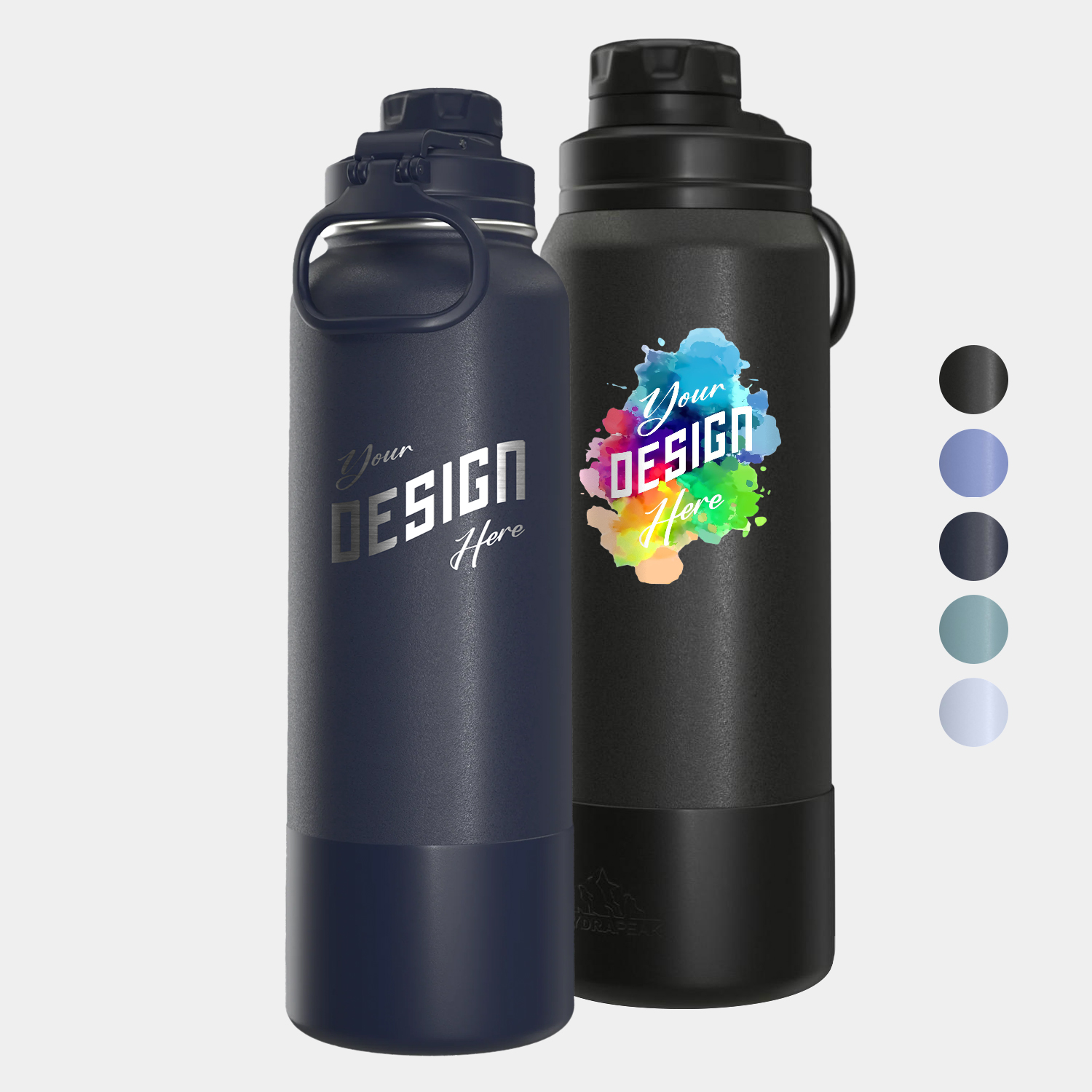 40 oz Hydrapeak® Stainless Steel Insulated Sport Water Bottle, custom water bottle with logo imprint 2