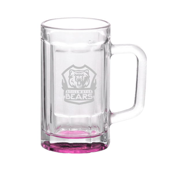Chug 15 oz. Sports Fan Glass Beer Mug 32