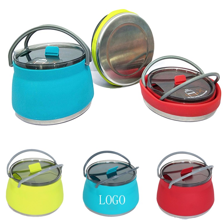 Travel silicone folding water bottle 4