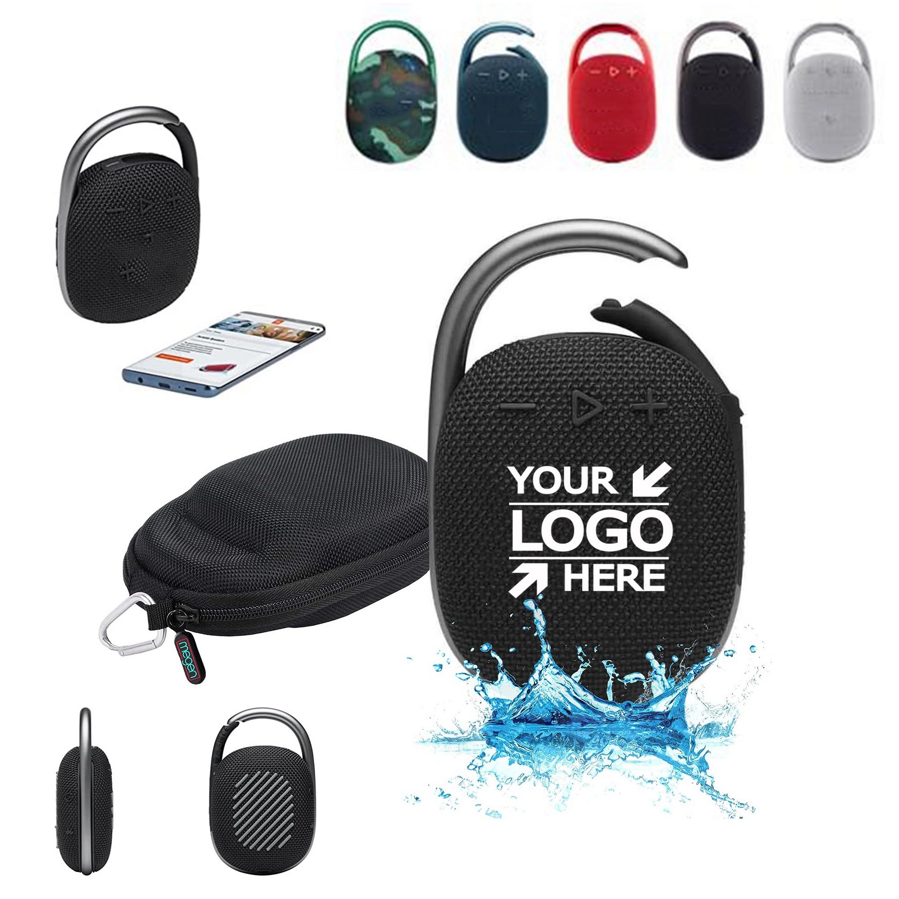 Portable Waterproof Mini Bluetooth Speaker