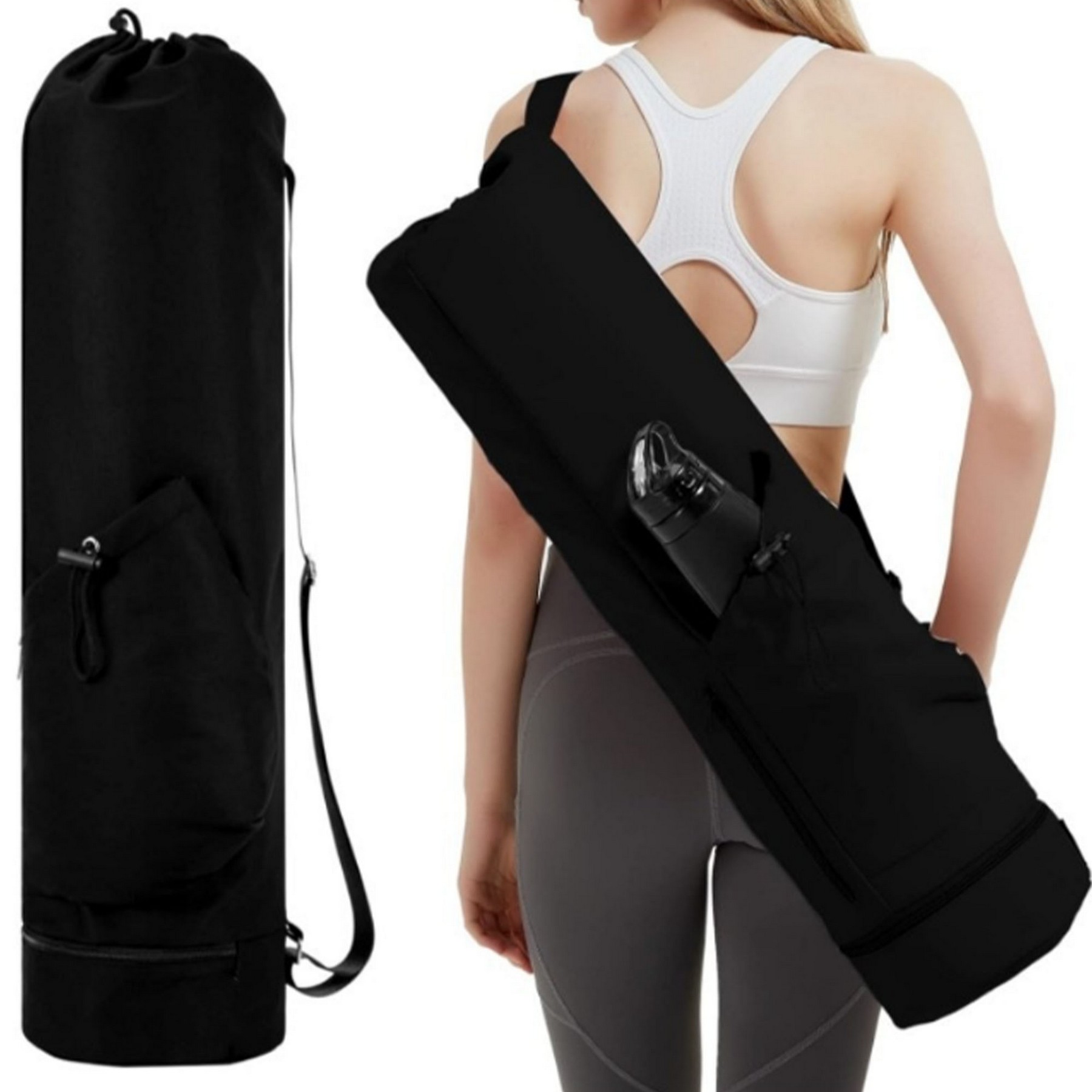 Canvas Tote Bag with YOGA Mat, custom tote bag with logo imprint 6