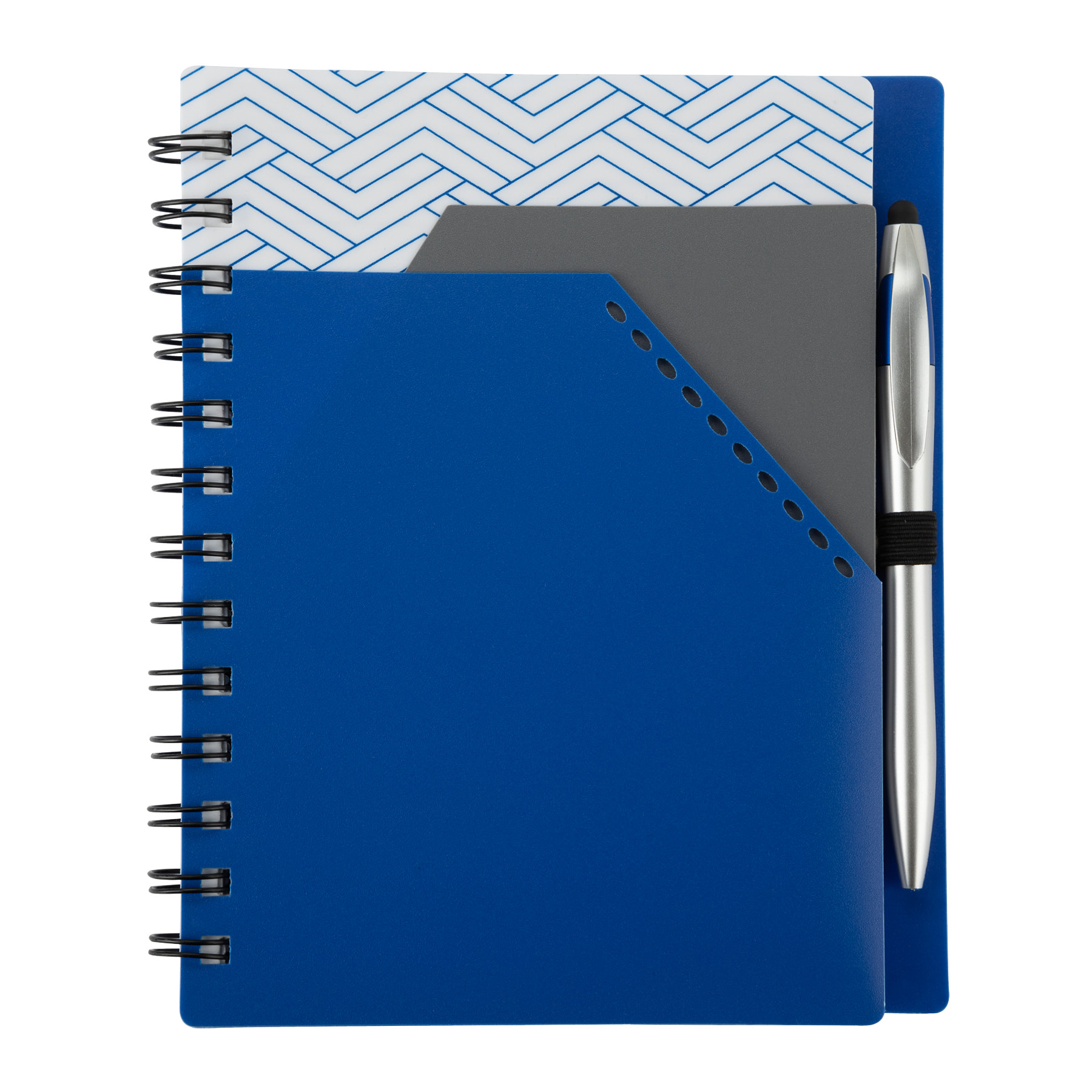 Trapezoid Junior Notebook w/  Stylus Pen 13