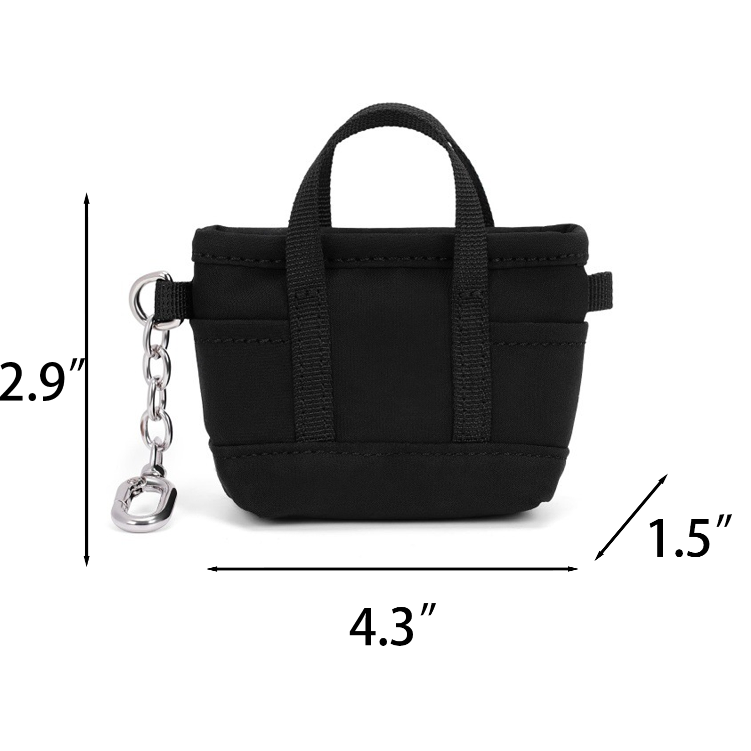 Nylon Mini Portable Handbag Keychain 9