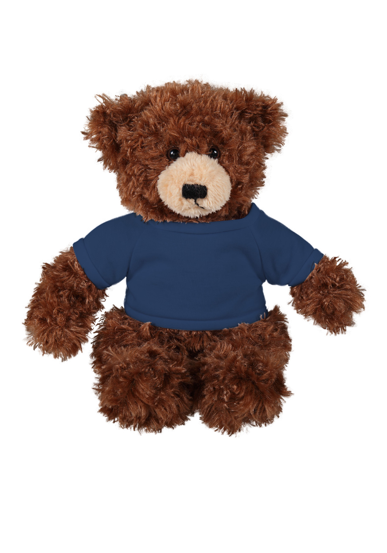 soft plush Chocolate Brandon Bear with t-shirt 5