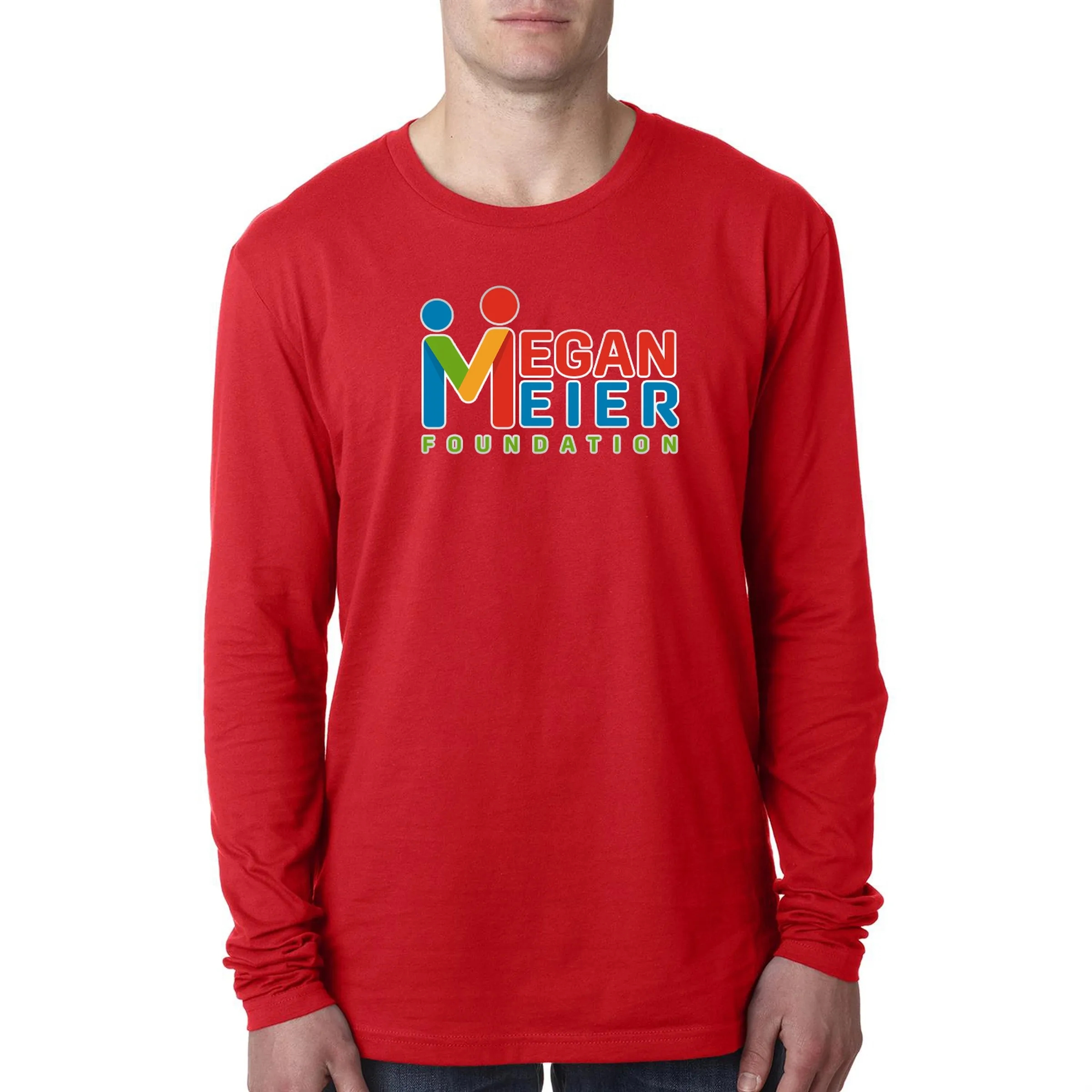 Next Level Men's Cotton Long-Sleeve Crew 22