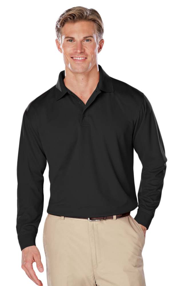 Men's Snag Resistant Wicking L/S Polo 7
