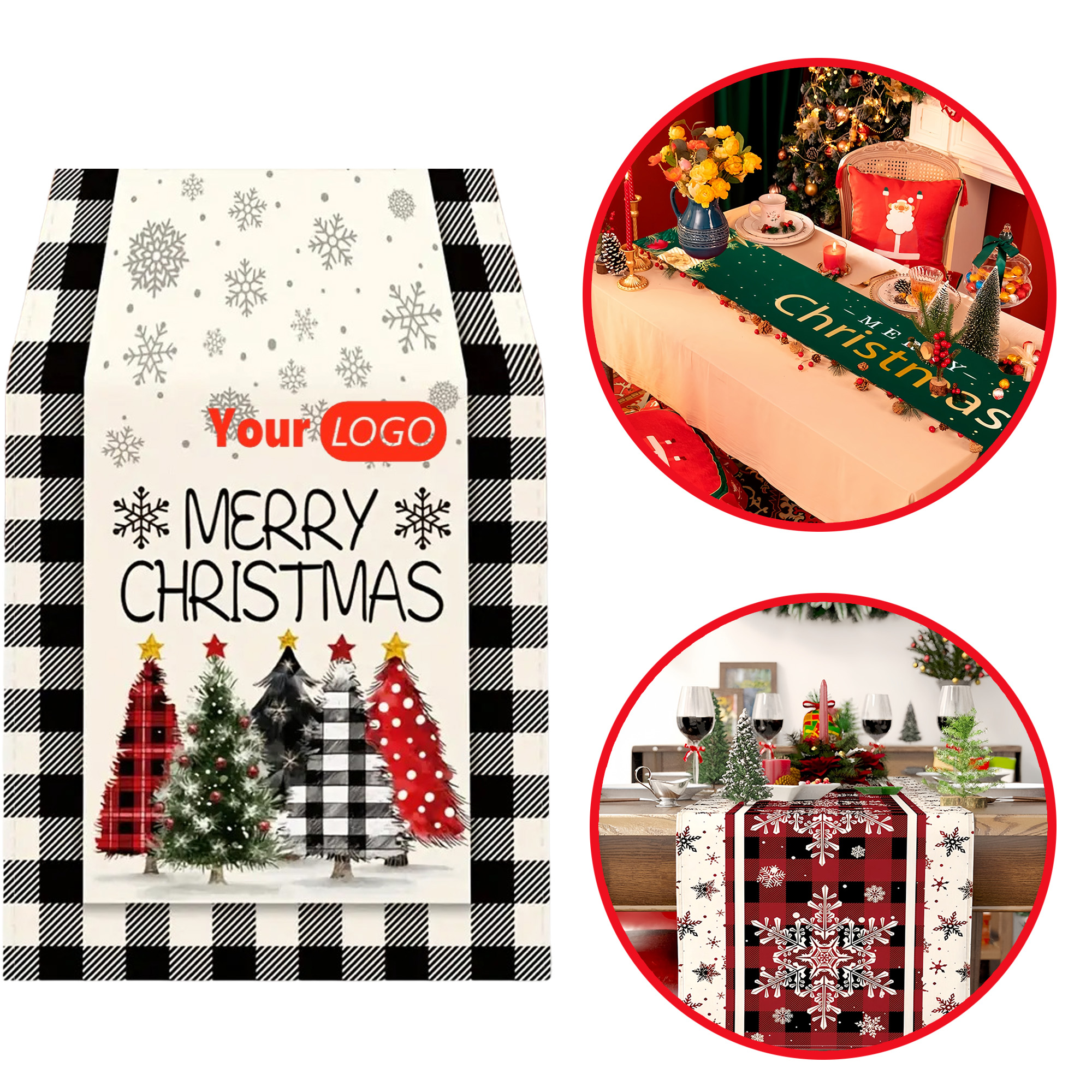 Christmas Household Printed Tablecloth 7