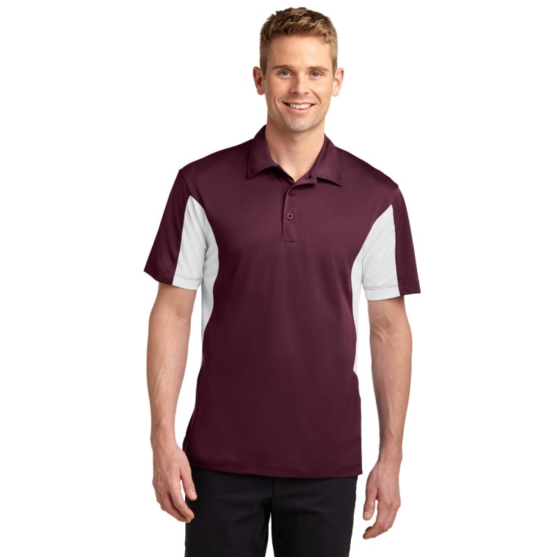 Sport-Tek Side Blocked Micropique Sport-Wick Polo. 10
