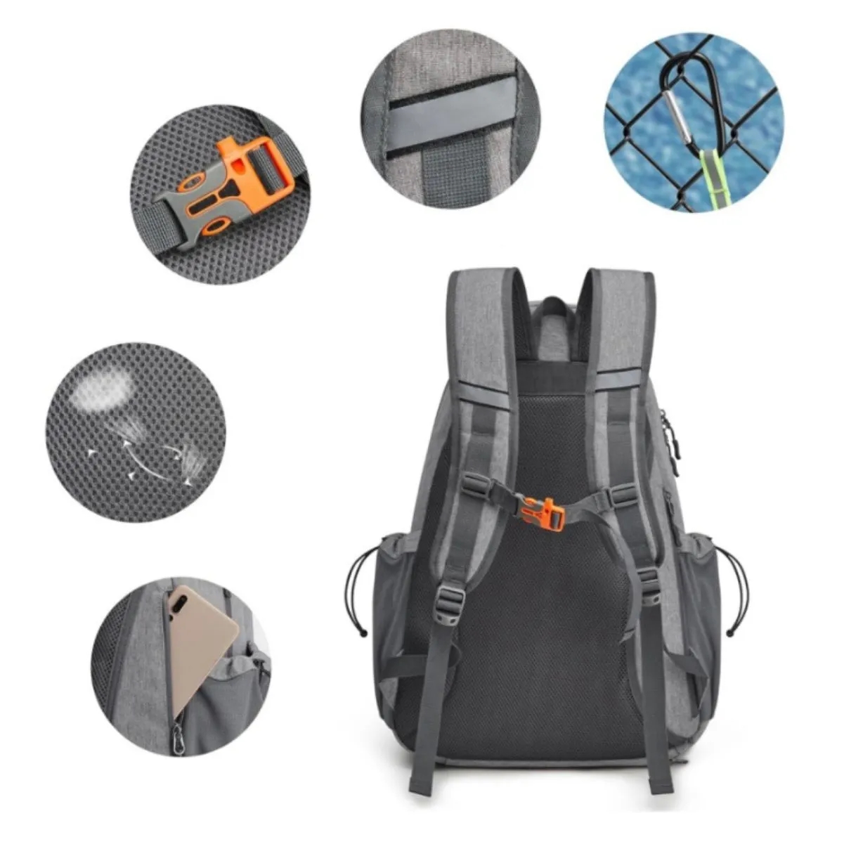 MultiFunctional Tennis & Sports Backpack W/ Shoe Compartment 1