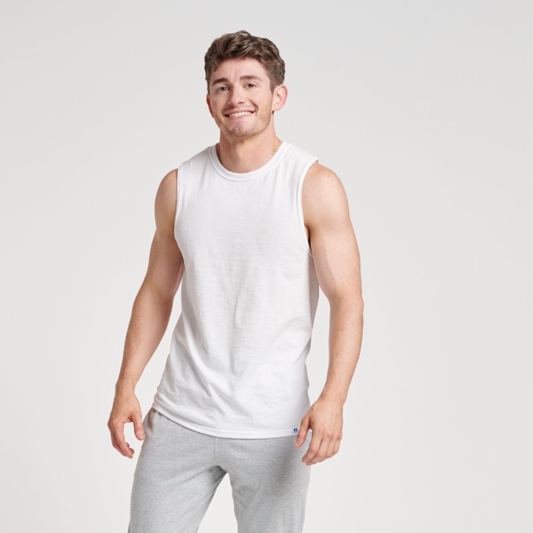 RUSSELL ATHLETIC DRI-POWER® CVC Performance Unisex Muscle T-Shirt 5