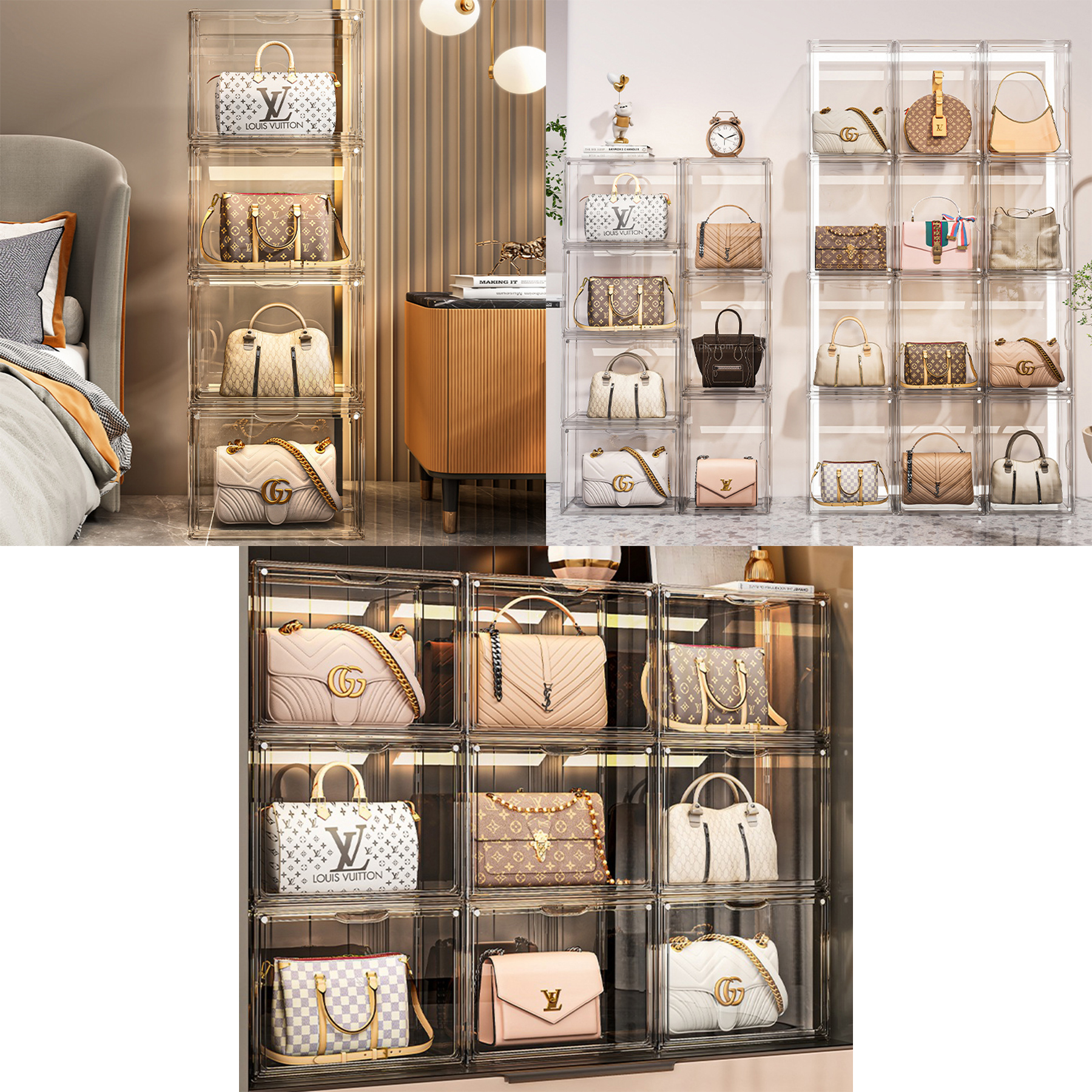 Clear Handbag Storage Organizer 2