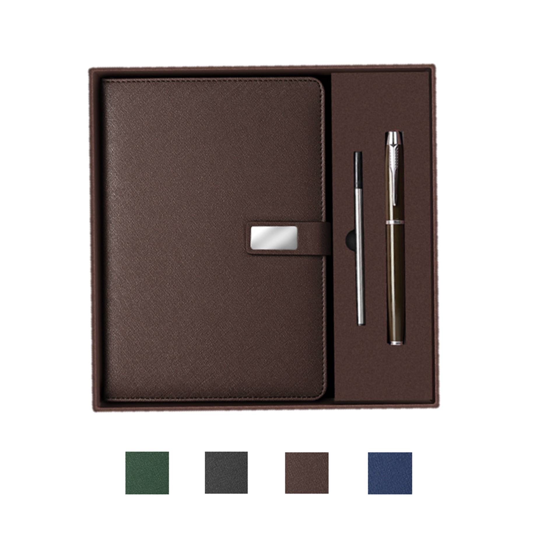 PU Leather Notebook And Pen Gift Set 3