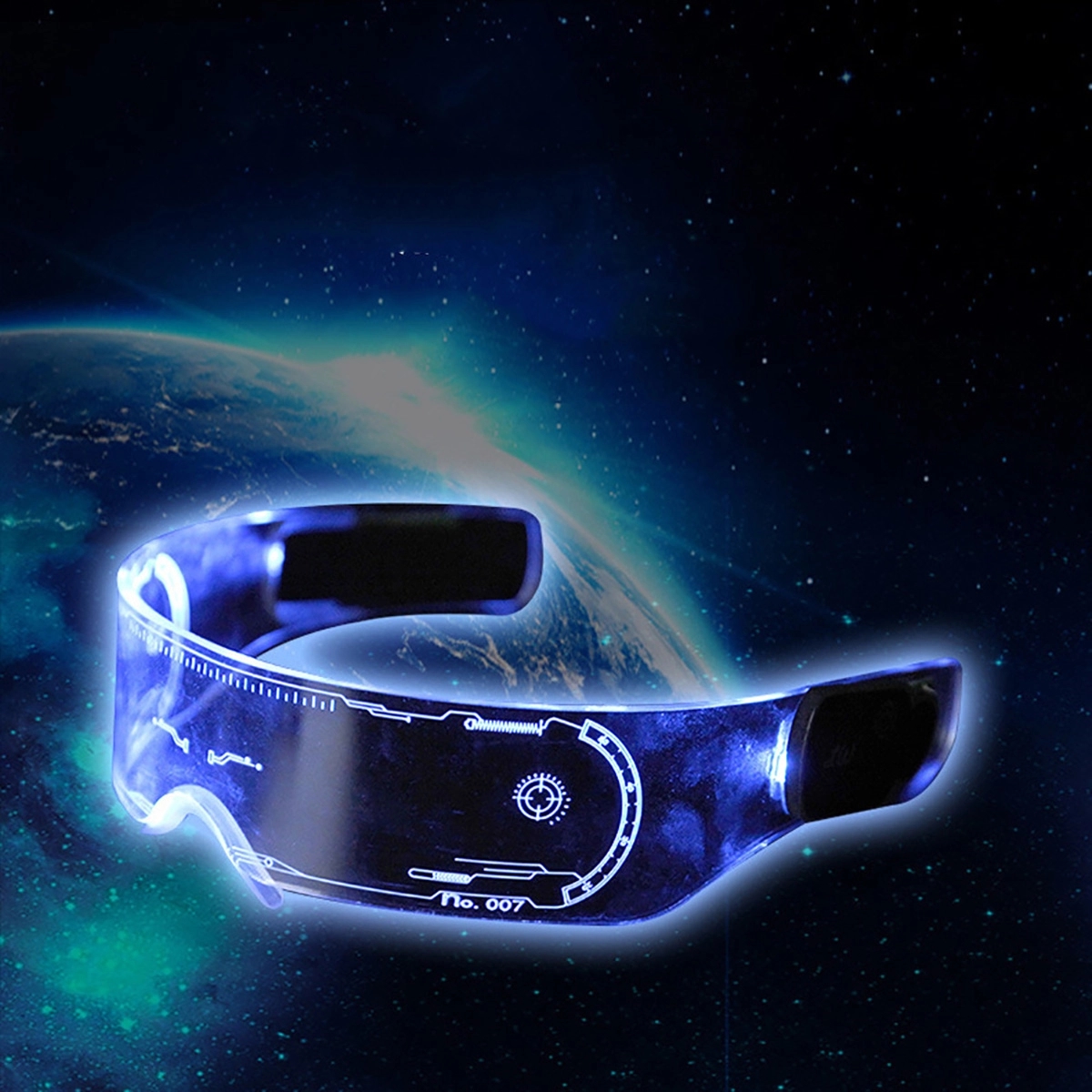 Cyberpunk Led Visor Light Up Glasses 3