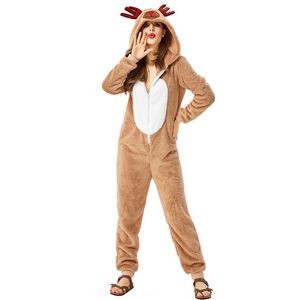 Adult Christmas Onesie For Women Jumpsuit One-Piece Pajamas 7