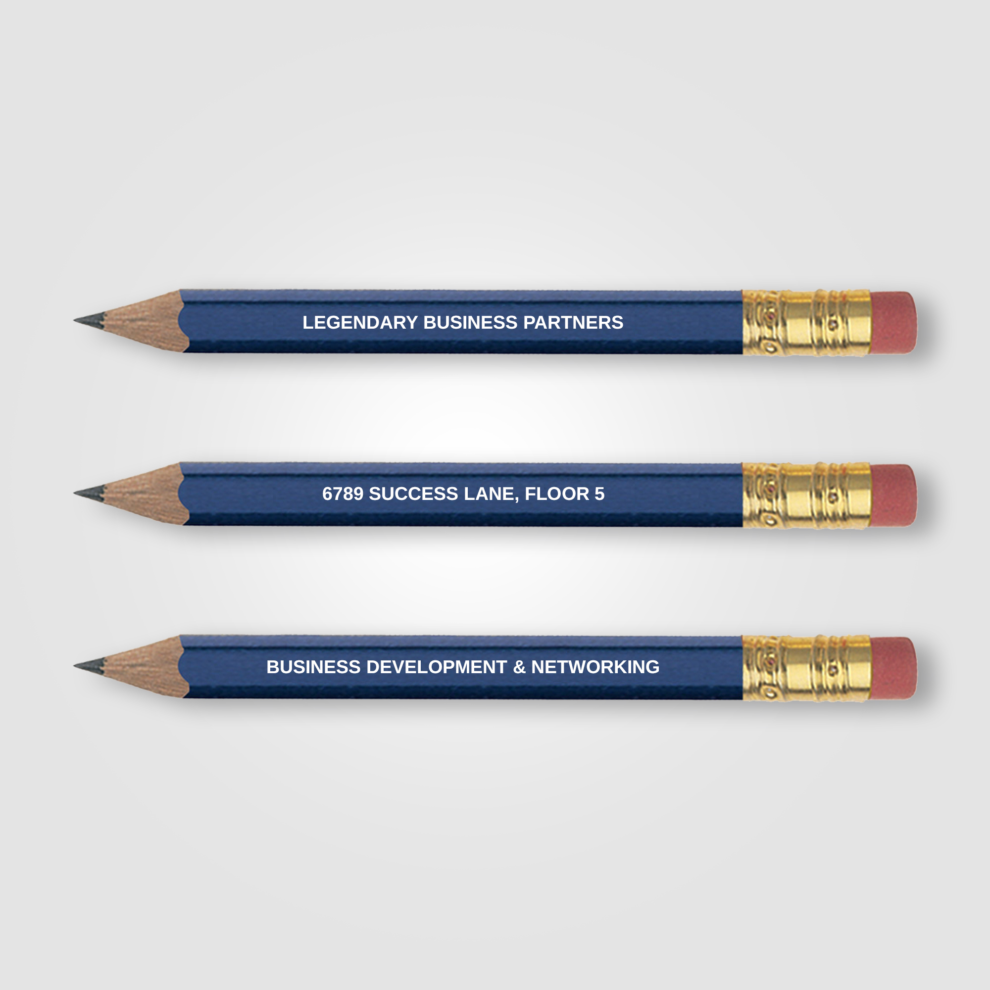 Golf Pencil (Hex with eraser) 1