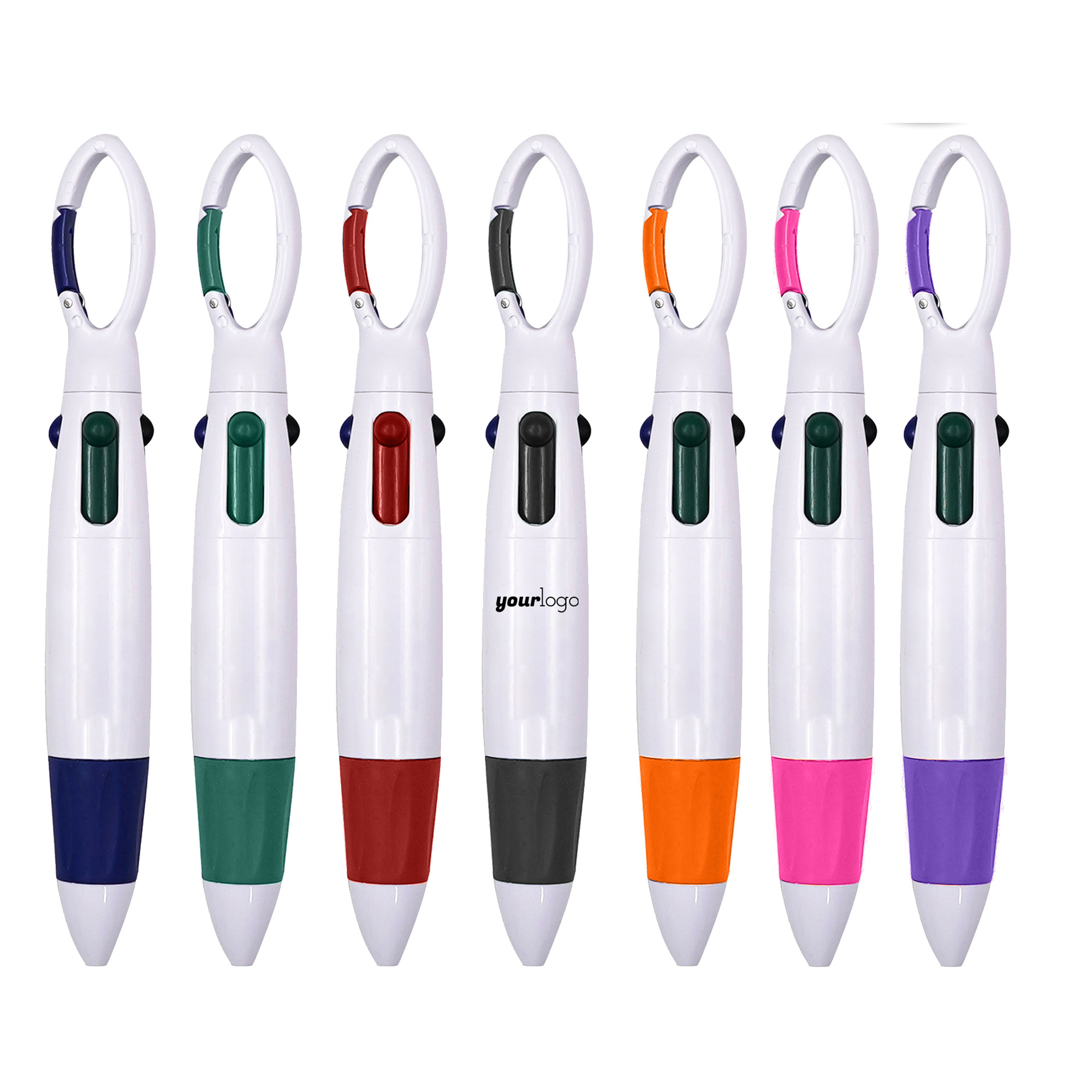 Portable Multicolor 4-Color Ballpoint Pen 2